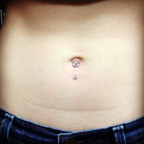 Lower navel Upside Down Belly Button Piercing, Lower Belly Piercing, Lower Belly Button Piercing, Lower Navel Piercing, Bottom Belly Button Piercing, Floating Navel Piercing, Manifest Board, Piercing Inspiration, Bellybutton Piercings