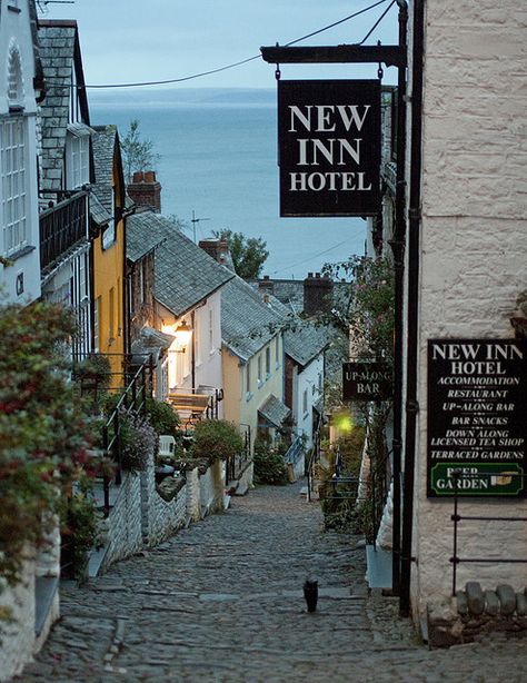 Clovelly, England by judepics, via Flickr Devon England, Ends Of The Earth, Terrace Garden, English Countryside, Wales England, Beautiful Places To Visit, Historic Buildings, Bed And Breakfast, Devon