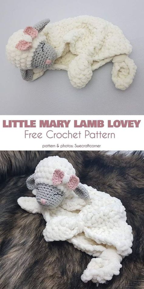 Thanksgiving Crochet, Knit Slippers, Lovey Pattern, Crochet Lovey, Animals Crochet, Confection Au Crochet, Haken Baby, Crochet Diy, Crochet Stuff