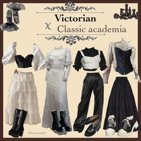 Classic Academia, Academia Fashion, Quirky Fashion, Victorian Clothing, Fashion Fits, Professional Outfits, Victorian Era, Aesthetic Outfits, Daily Outfits