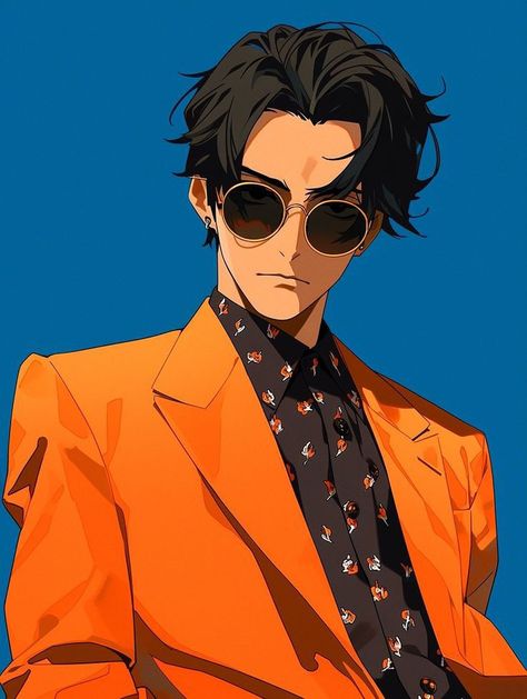 Sunglasses Character Design, Character Design Male Modern, Sunglasses Reference, Boy Digital Art, Male Character Inspiration, Artwork Aesthetic, True Wallet, Male Character, 캐릭터 드로잉