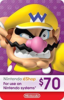 eCash - Nintendo eShop Gift Card $70 - Switch / Wii U / 3DS [Digital Code] Free Eshop Codes, Nintendo Shop, Nintendo Gift Card, 3ds Games, Nintendo Switch System, Nintendo Eshop, Google Play Gift Card, Nintendo Switch Games, Gift Card Generator