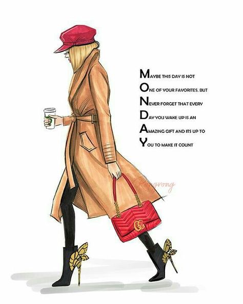 Monday Coffee, Karakter Disney, Coffee Illustration, Coban, Monday Quotes, Moda Chic, Original Fashion, Fashion Illustrator, Grand Art