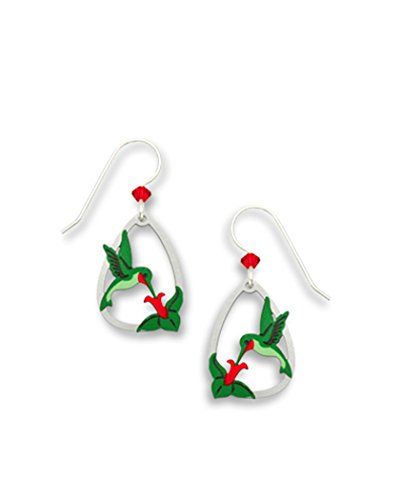 Hummingbird Red Throat with Flower Earrings Made in USA by Sienna Sky si1419 >>> Check out the image by visiting the link. Tie Gift Box, Animals And Nature, Hummingbird Earrings, Jewelry Online Store, Tie Gifts, Casual Jewelry, Special Jewelry, Drop Dangle Earrings, Pearl Charms