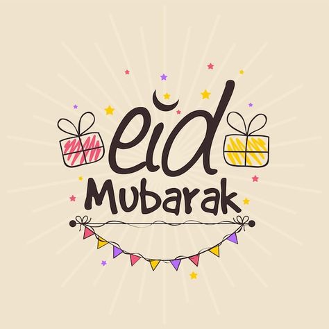 Vector eid mubarak font with doodle styl... | Premium Vector #Freepik #vector #islamic-star #islamic-greeting #islamic-arabic #islamic-celebration Eid Mubarak Doodle, Eid Mubarak Cute, Eid Mubarak Font, Eid Preparation, Eid Mubarak Wallpaper, Eid Mubark, Eid Mubarak Vector, Eid Celebration, Eid Mubarak Images