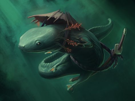 Giant Salamander, Fiction Idea, Dark Fantasy Art, Dark Fantasy, Fish Pet, Fantasy Art, Naruto, Google Search, Quick Saves