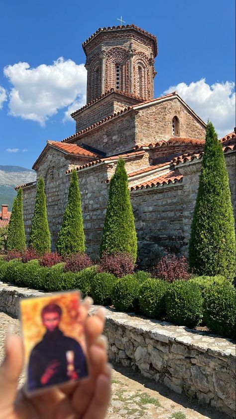 Ohrid Aesthetic, Macedonia Aesthetic, Macedonian Culture, Macedonia Ohrid, Macedonia Travel, Ohrid Macedonia, Balkan Countries, Villa Apartment, Church Aesthetic