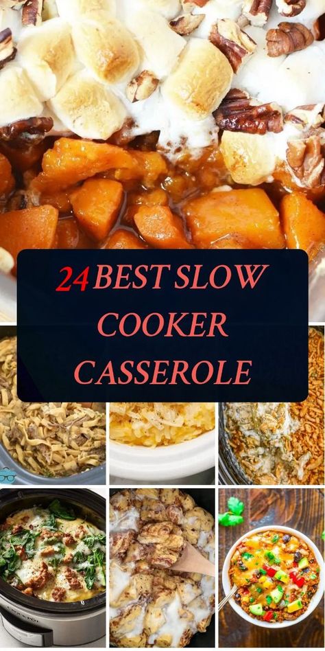 Delicious and easy meals ready when you need them! Discover 24 mouthwatering slow cooker casserole recipes perfect for busy days, family gatherings, or meal prep. Enjoy a home-cooked slow cooker pasta dish. This is guaranteed to satisfy guests. Slow Cooker Casserole Recipes Healthy, Ninja Slow Cooker Recipes, Weeknight Slow Cooker Meals, Slow Cooker Casserole Recipes, Slow Cooker Chicken Casserole, Easy Delicious Meals, Casserole Crockpot Recipes, Fall Slow Cooker Recipes, Slow Cooker Pasta Recipes