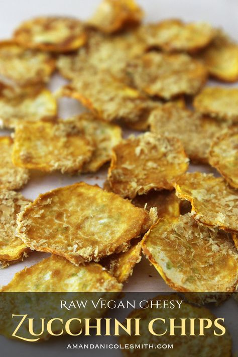 Raw Dehydrator Recipes, Dehydrated Squash Chips, Zucchini Chips Dehydrator Recipes, Dehydrate Zucchini Chips, Freeze Dried Zucchini Chips, Vegan French Fries, Salt And Vinegar Dehydrated Zucchini Chips, Raw Vegan Snacks, Vegan Chips