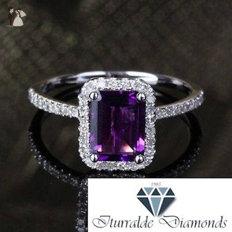 भारतीय दुल्हन संबंधी, Engagement Ring Pave, Amethyst Engagement Ring, Amethyst Ring Engagement, Purple Jewelry, Pave Engagement Ring, Gem Ring, Amethyst Jewelry, Bling Rings