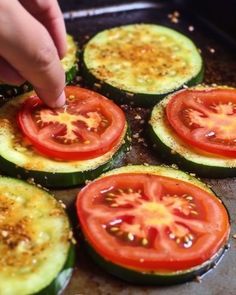 Oh my goodness! I made this recipe for a potluck, and it was wolfed down in no time - Payhip Easy Zucchini Recipes, Zucchini Tomato, Roasted Vegetable Recipes, Vegetable Side Dishes Recipes, Easy Zucchini, Best Appetizer Recipes, Oh My Goodness, Deilig Mat, Veggie Side Dishes