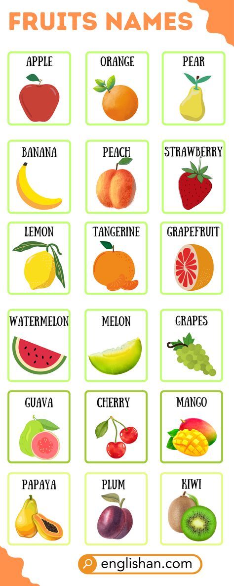 Fruit Names in English with Pictures Fruits Name With Picture, Vegetables Pictures, Fruits Name In English, Fruits And Vegetables Pictures, Fruit Names, Vegetable Pictures, Papaya, Fruits And Vegetables, Grapefruit