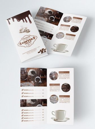 Coffee shop promotes two fold pages coffee shop folding,coffee shop two fold,two fold design,two fold,folding design,double-sided flyer#Lovepik#template Minimal Coffee Shop, Coffee Shop Menu, Menu Mockup, Unique Cafe, Coffee Roastery, Brand Advertising, Bi Fold Brochure, Vi Design, Black Friday Christmas