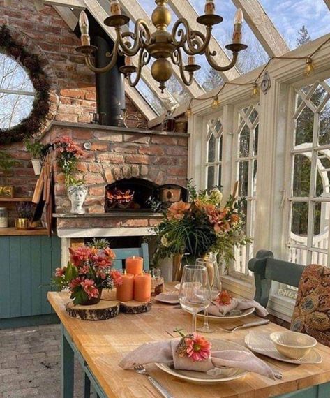 Cottagecore Home, Organization Kitchen, Kitchen Remodel Ideas, Cottage Interiors, Cozy Kitchen, Outdoor Kitchen Design, Design Kitchen, Dream House Decor, Ideas Kitchen