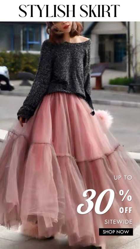 10% off code <10OFF> Free shipping on orders over $99.99 Witches Ball, Secret Identity, 2023 Ideas, Tule Rok, Gonna In Tulle, Skirt Tutu, Fall Skirt, Tulle Long Skirt, Gauze Skirts