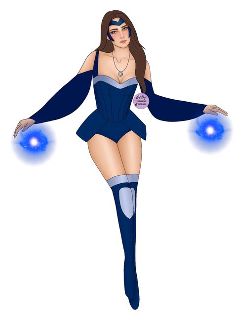 Celestial Hero Costume, Supersuit Designs, Superhero Suit Design, Superhero Outfits Design, Marvel Shifting, Mcu Shifting, Winter Widow, Blue Superhero, Shifting Board