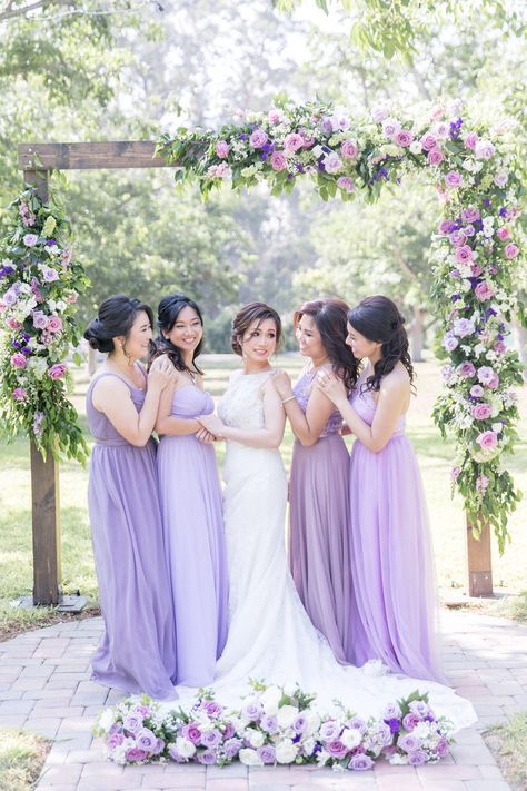 Lilac Wedding Themes, Lavender Wedding Theme, Tangled Wedding, Wedding Locations California, Purple Wedding Theme, Wedding Ceremony Arch, Walnut Grove, Outdoor Wedding Inspiration, Lilac Wedding