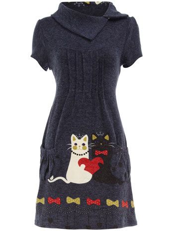 Cat dress Cat Themed Clothes, Cat Print Dress, Cat Prints, Cat Dress, Men's Graphic Tees, Cat Clothing, Cat Motif, Cool Tee Shirts, Cat Things