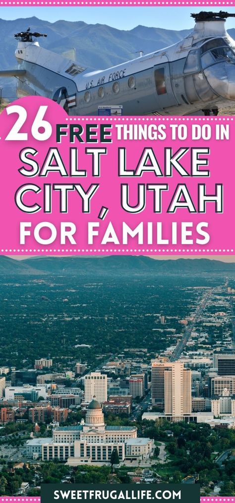 Things To Do In Utah With Kids, Visit Salt Lake City, Things To Do In Salt Lake City Utah, Salt Lake City With Kids, 15 Anniversary, Utah Activities, Utah Salt Lake City, Utah Bucket List, Free Summer Activities