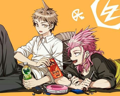 Hajime And Kazuichi, Kazuichi And Hajime, Hajime X Kazuichi, Kazuichi Soda, Soul Friends, Kazuichi Souda, Its Ya Boy, Danganronpa Ships, Soul Friend