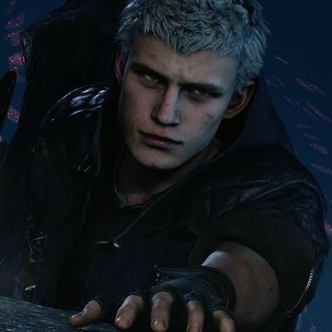 Nero Dmc Icon, Johnny Yong Bosch, Nero Dmc, Dmc 2, Capcom Games, Vergil Dmc, Game Icons, Roses Blue, Dmc 5