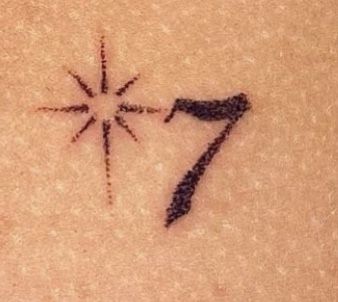 Life Path 11 Tattoo, Street Address Tattoo, 6 Tattoo Number Design, 1932 Tattoo, 70 Times 7 Tattoo, Alcohol Recovery Tattoos, Serendipity Tattoo Symbols, Number 7 Tattoo Design, 9 Tattoo Number