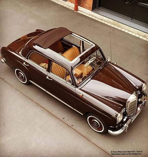 Mercedes-Benz 190D Ponton Limousine 1959. Scooters Vespa, Mercedes 220, Mercedes W123, Old Mercedes, Benz Classic, Mercedes 190, Triumph Cars, Mercedes Benz 190, Mercedes Benz 300