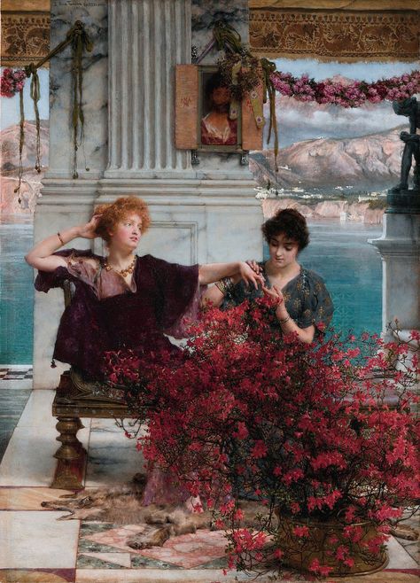 Michael Lang, Architecture Antique, Lawrence Alma Tadema, Pre Raphaelite Art, Ootd Selfie, Academic Art, Art Ancien, Dutch Painters, Pre Raphaelite