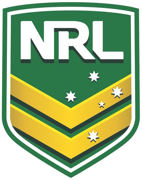 NRL Logo (National Rugby League) Coach Justin, National Rugby League, Rugby Sport, Health And Physical Education, Rugby League, Physical Education, Sports Logo, Book Making, Queensland