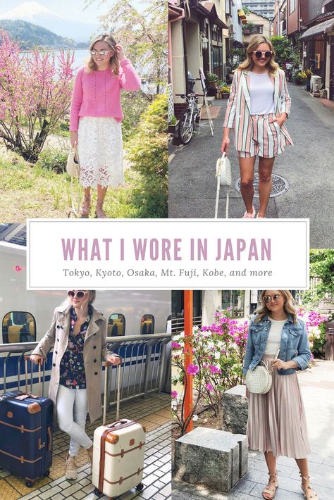 Japan Spring Outfit, Japan Spring Fashion, Japan Summer Outfit, Travel Outfit Summer Asia, What To Wear In Japan, Japan Travel Outfit, Outfits For Japan, Spring Outfits Japan, Japan Packing List