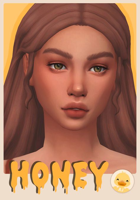 Honey Skinblend // 1,000 Follower Milestone Gift (pt. 2) 🌻 hewo friends, i finally got around to learning how to make a skinblend, so i whipped up this simple lil overlay that combines my most-used... Sims 4 Skins Overlays Maxis Match, Maxis Match Cc Skin Overlay, Skin Blend Sims 4 Cc Maxis Match, Sims 44 Cc Skin Overlay, Sims 4 Cc Brighton Skin, Sims 4 Hazel Eyes Cc, Sims Maxis Match Skin, Sims 4 Skins Cc Details, The Sims 4 Skin Overlays Maxis Match