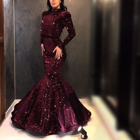 8,077 Me gusta, 60 comentarios - LS (@liastubllaofficial) en Instagram: "@liastubllaofficial  #LS #dress" Long Sleeve Evening Gowns Elegant, Burgandy Bridesmaids Dresses, Fashion Abaya, Hijab Dress Party, Ls Dress, Long Sleeve Evening Gowns, Soiree Dress, Essence Collection, Braut Make-up