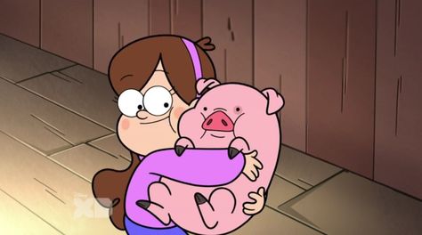 Mabel & Waddles Mabel And Waddles, Mabel Gravity Falls, Art Love Couple, Gravity Falls Fan Art, Disney On Ice, Mabel Pines, Gravity Falls Art, Disney Xd, Taking Over The World