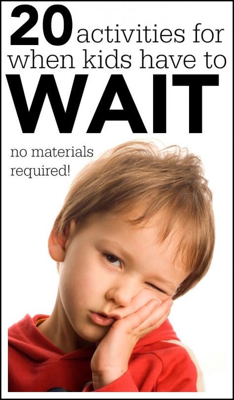 20 Activities for when kids have to wait!  Have you ever gotten stuck somewhere with your kids and did not have anything on you to keep them occupied?  PIN THIS LIST FOR NEXT TIME...no materials are needed! Education Positive, Activities For Children, Toddler Fun, To Wait, Positive Parenting, Business For Kids, Raising Kids, Parenting Tips, Kids Parenting