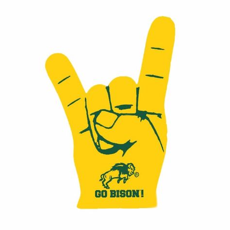 hand sign for north dakota state university located in fargo, north dakota. Ndsu Bison, North Dakota State University, Fargo North Dakota, Foam Finger, Hand Sign, Clothing Gifts, University Campus, North Dakota, Online Gifts