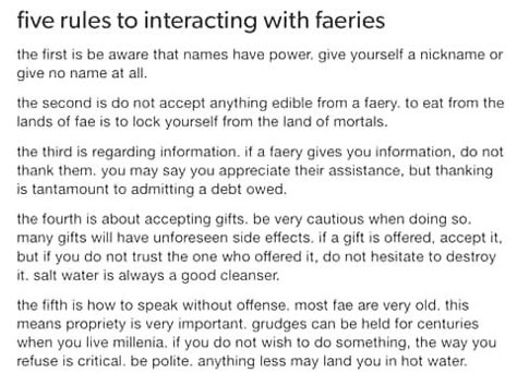 Fairy Story Ideas, Fae Headcanon, Unseelie Vs Seelie, Types Of Fairies List, Fae Lore Mythology, Fae Rules, Fairy Rules, Fae Palace, Fae Powers