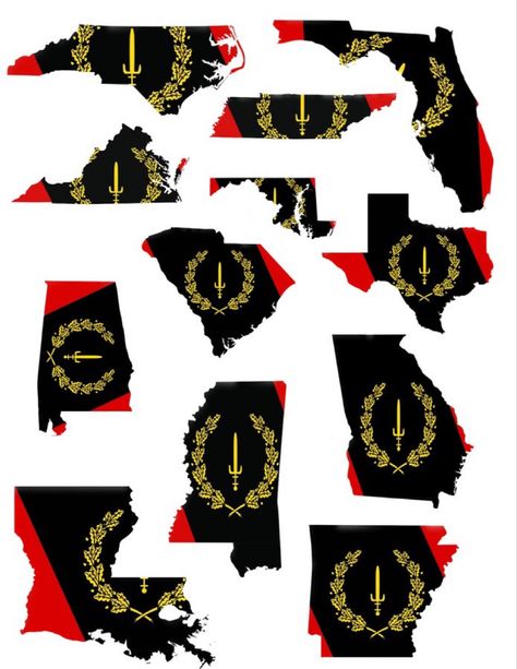 The Southern states of America overlaid with Black American Heritage Flags Blaxploitation Aesthetic, Black American Heritage Flag, Soulaan Culture, Black American Culture, African American Flag, Melanin Art, Black American Flag, Southern Culture, Southern States