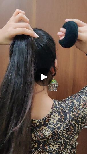 17K views · 3.1K reactions | Donut High Juda Hairstyle ❤️🧿 | it's_Like_Me | Asha Bhosle · Salona Sa Sajan Hai Aur Main Hoon Juda Hairstyle Buns, Juda Design, Hairstyle Juda, Juda Hairstyle, Jane Fonda Hairstyles, Hairstyles Juda, Asha Bhosle, High Ponytail Hairstyles, Ponytail Hairstyles Easy