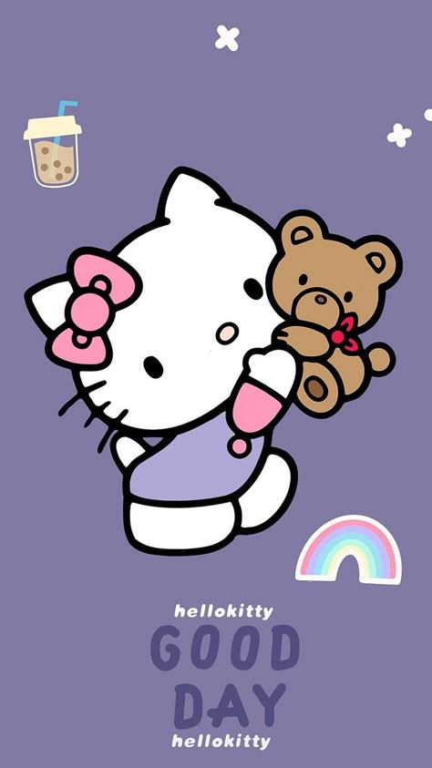 Valentines Wallpaper Iphone, Hello Kitty Imagenes, Pink Wallpaper Hello Kitty, Walpaper Hello Kitty, Hello Kitty Crafts, Hello Kitty Aesthetic, Kitty Images, Hello Kitty Characters, Hello Kit