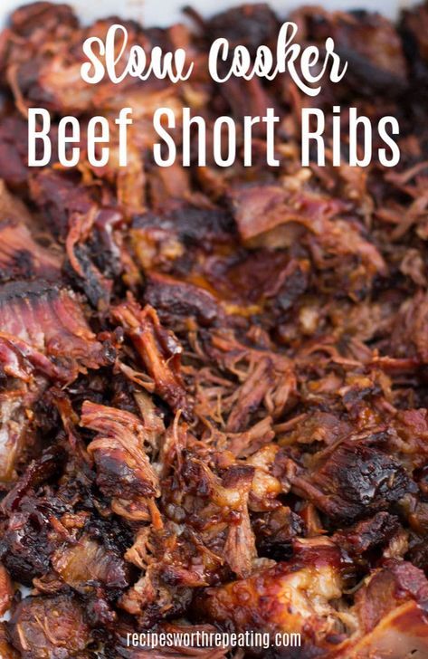 Short Rib Crock Pot Recipes, Short Ribs Recipe Oven Crock Pot, How To Make Beef Short Ribs, Short Ribs Recipe Crockpot Easy, Slow Cook Short Ribs Crock Pots, Barbecued Beef Short Ribs, Slow Cooker Boneless Beef Short Ribs, How To Cook Short Ribs Crock Pot, Bone In Short Ribs Recipe Crock Pot