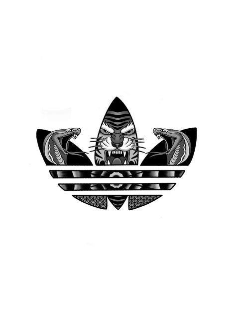 #adidastattoo - Zoeken op Twitter / Twitter Tattoo Adidas, Adidas Tattoo, Cobra Tattoo, Tiger Tattoo, Traditional Tattoo, Art Artwork, New Design, Art Tattoo, Tattoo Designs