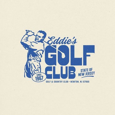 Good Time Retro (@goodtimeretro) • Instagram photos and videos Vintage Golf Logo, Golf Typography, Barbershop Branding, Sport Logo Branding, Golf Graphic Design, Vintage Typography Logo, Retro Logo Inspiration, Graphic Design Clothing, Retro Golf