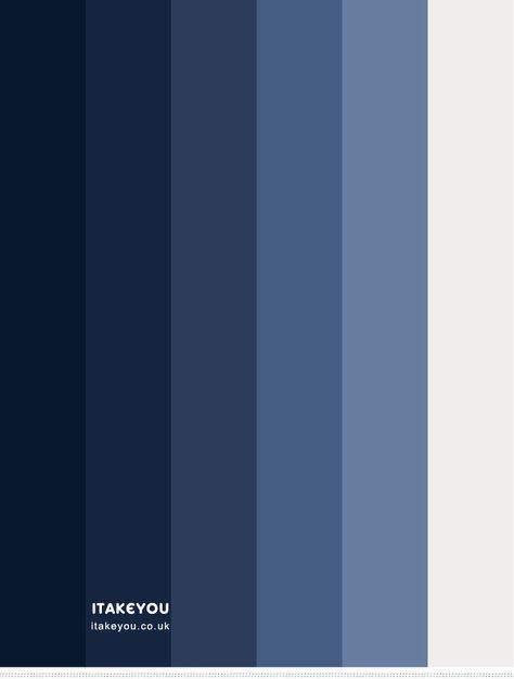 White Grey Navy Colour Palette, Midnight Blue Color Palette Master Bedrooms, White And Navy Color Palette, Navy Colour Pallette, Color Matching Navy Blue, Wall Colours For Living Room, Color Palette Aesthetic Blue, Dark Dusty Blue Color Palette, Blue And White Pallet Colour Palettes