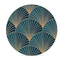 Art Deco Designs, Bartender Supplies, Perfect Living Room Decor, Thymes Frasier Fir, Art Deco Artists, Blue Art Deco, Coaster Art, Bar Coasters, Absorbent Coasters