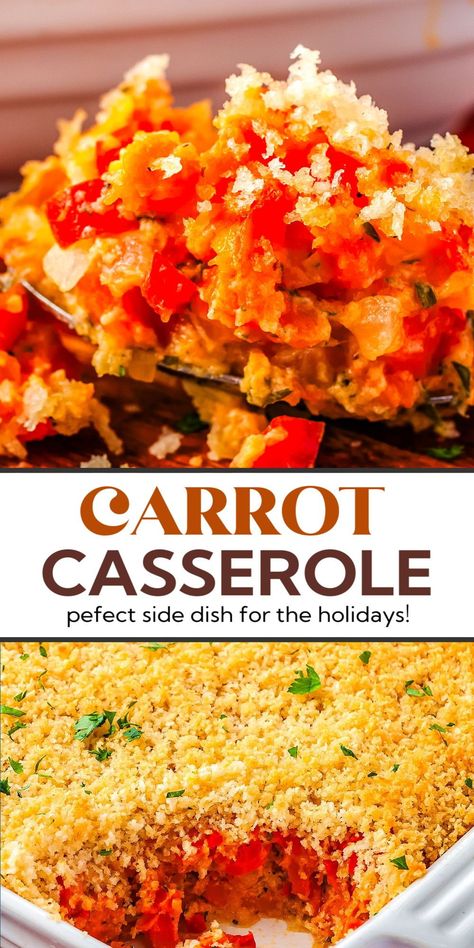 This easy Carrot Casserole is simple enough for a weeknight dinner and special enough for a holiday gathering. Follow easybudgetrecipes.com for more easy holiday ideas! Carrot Casserole Recipes Sweet, Carrot Casserole, Recipes Kids Can Make, Zesty Sauce, Easy Autumn Recipes, Easy Budget, Budget Recipes, Easy Holiday Recipes, Family Meal Planning