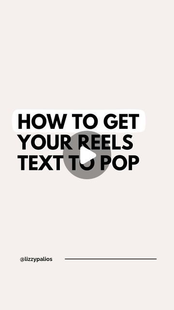 Lizzy Palios | Instagram Growth & Business Coach on Instagram: "Did you know this little tip? 😎 First, follow @lizzypalios for more helpful IG tips just like this! This little trick right here is how to get your reels text to be easier to read. I used the app Canva (one of my favorite apps everrrrr) to do this. 📍Save this video to give this a try for your next reel! You can also do an overlay here on IG but you can bulk create them on canva so they are ready to go! Do you have these new fonts yet by the way? I’m interested to know how many have access already! Tell me in the comments either way ⬇️ Quick note: you can use IG filters to darken but I prefer this. It looks more crisp to me & it’s easy to grab b roll content and quickly darken it in canva. #InstagramTips #ContentCrea Text Reels Ideas, Ig Reels Comments, Canva Transitions, How To Add Words To Reels, How To Add Text To Instagram Reels, Ig Tips, Growth Business, Ig Video, Ig Filters