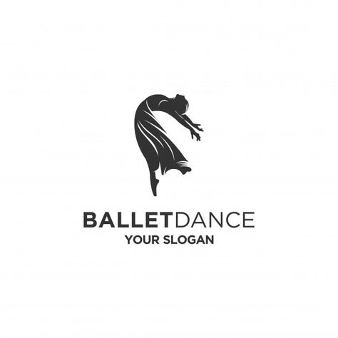 Logo De Silhouette De Danse Classique Ve... | Premium Vector #Freepik #vector #logo #modele #femme #sport Dancing On The Moon, Dancing Silhouette, Dance Logo, Logo Silhouette, Silhouette Logo, Ballet Dancing, Moon Logo, Logo Redesign, Vector Silhouette