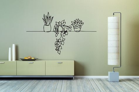 Vinyl On Wall, Star Wall Decals, Leaf Wall, Flower Leaf, Windows Doors, Kitchen Remodel Idea, Plant Wall, Custom Vinyl, Sticker Vinyl