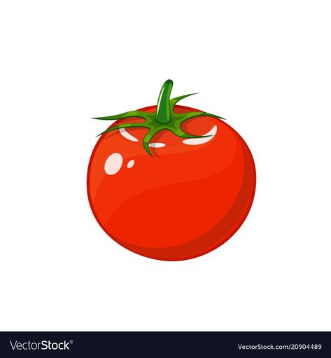 Tomato Drawing, Silhouette Design Studio, Project 62, Winter Crafts For Kids, Simple Cartoon, Bottle Painting, Apple Wallpaper, Fruit And Veg, Food Presentation