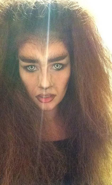 Caveman Makeup, Cavewoman Makeup, Werewolf Makeup, Teen Wolf Werewolf, Werewolf Halloween, Female Werewolves, Teenage Werewolf, Practical Effects, Creature Inspiration